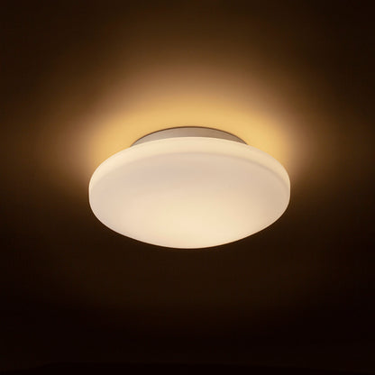 Koupelnové stropní LED svítidlo SARA LED 26, opálové sklo/chrom, 12 W, teplá bílá 3000 K, IP44