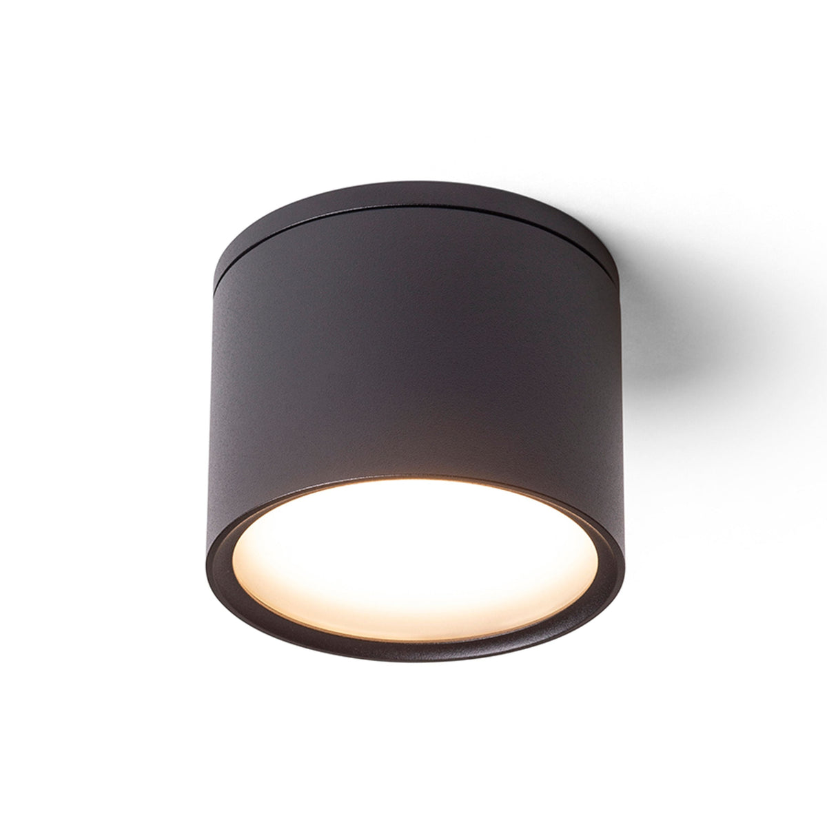Venkovní přisazené stropní svítidlo SKY, černé, patice GX53, 7 W, IP65