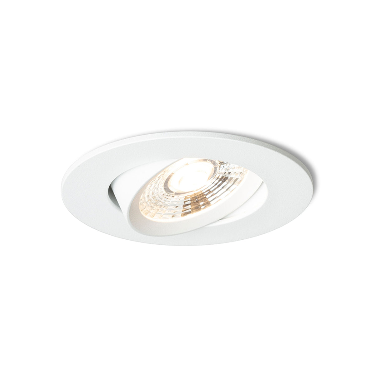 Zápustné LED svítidlo NEFRIT, bílé, 6 W, teplá bílá 3000 K, stmívatelné