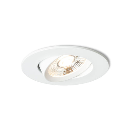 Zápustné LED svítidlo NEFRIT, bílé, 6 W, teplá bílá 3000 K, stmívatelné