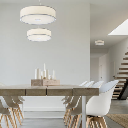 Závěsné LED svítidlo CASSABLANCA LED 40, chrom/sklo, 35 W, teplá bílá 3000 K