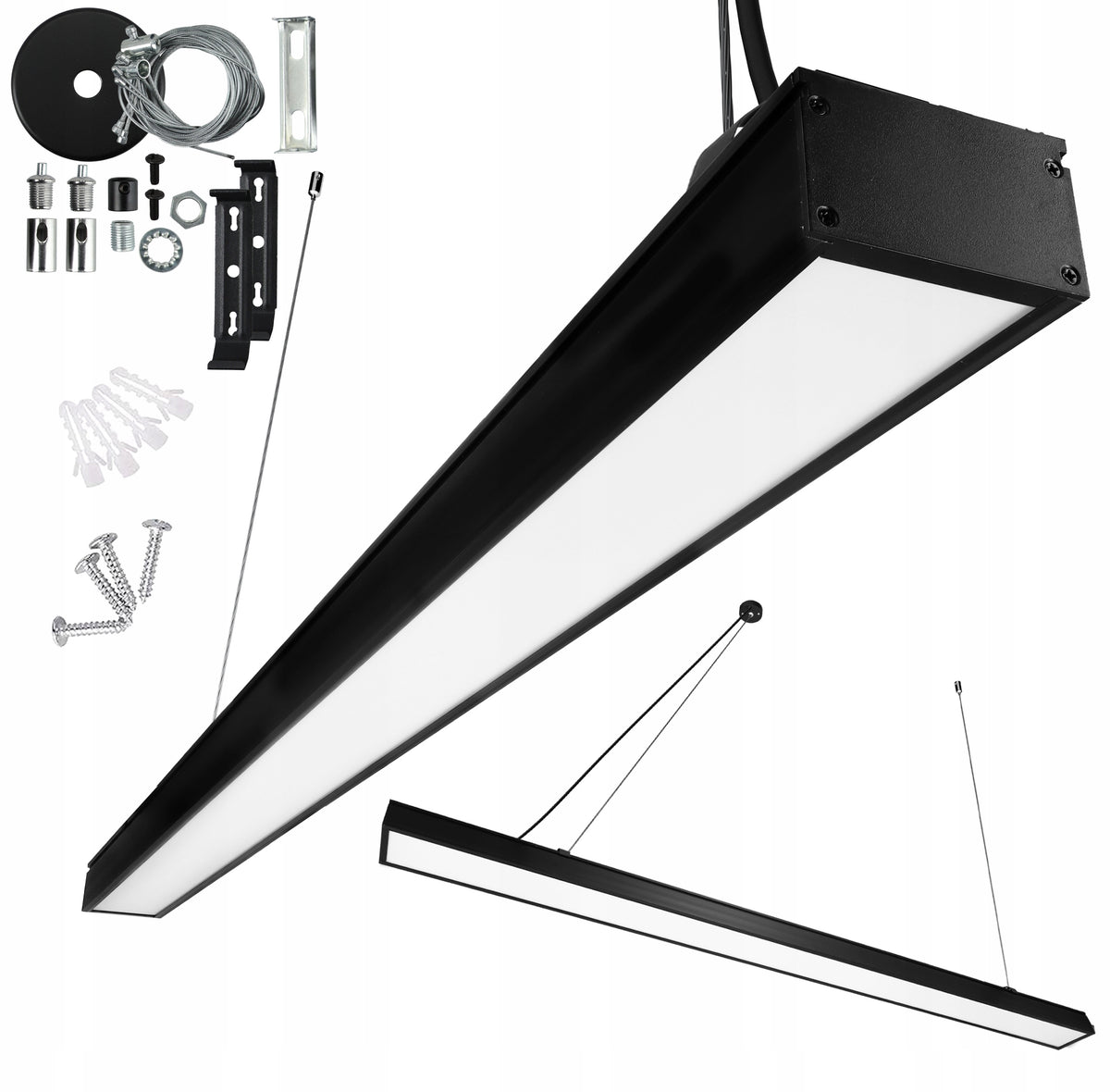 Kancelářské lineární LED svítidlo 30 W, 120 cm