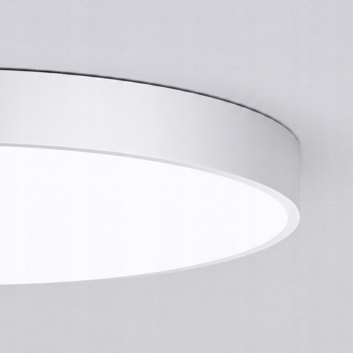 Bílé kulaté stropní LED svítidlo 36 W, 3600 lm, 3000 K, 40 cm – teplá bílá