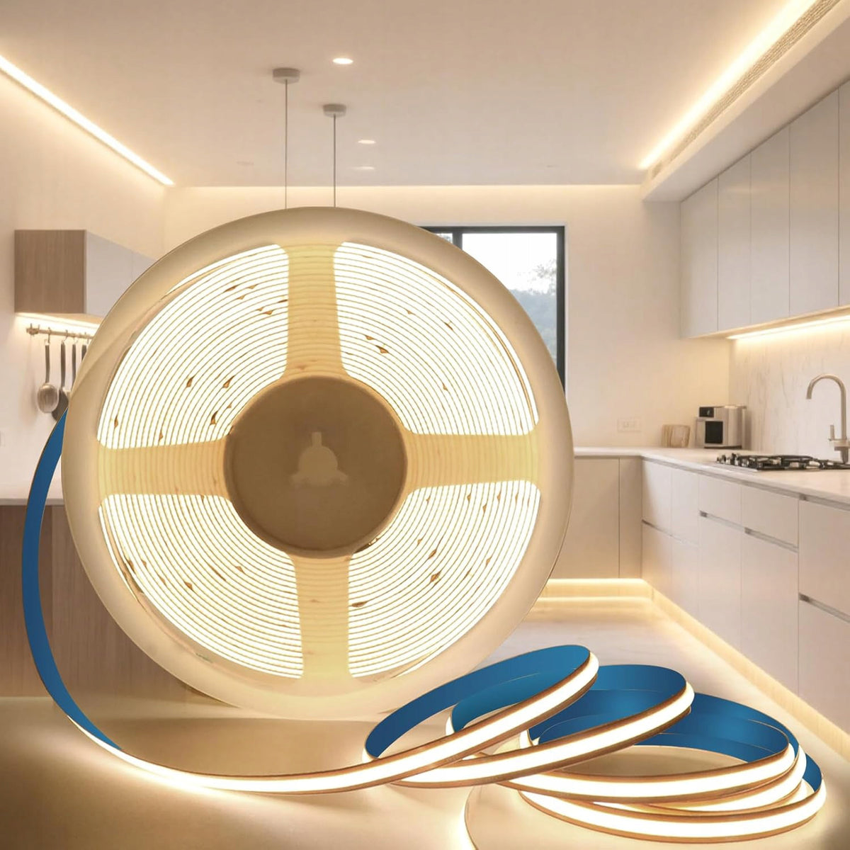 LED pásek 12 V, 40 W, 4000 lm, 5 m – neutrální bílá
