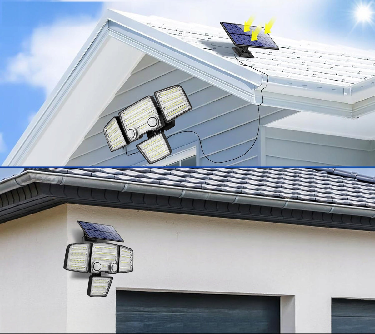 Solární LED reflektor