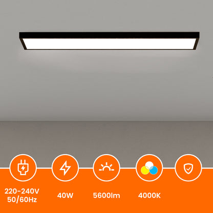 Přisazený LED panel 5600 lm, 30 × 120 cm
