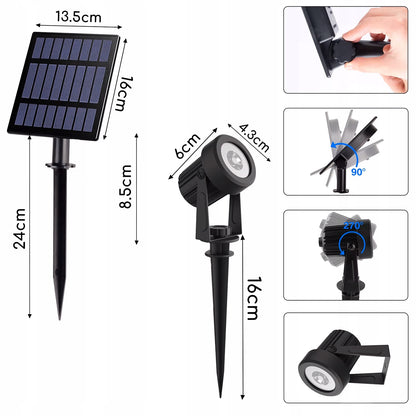 LED solární zápichové svítidlo