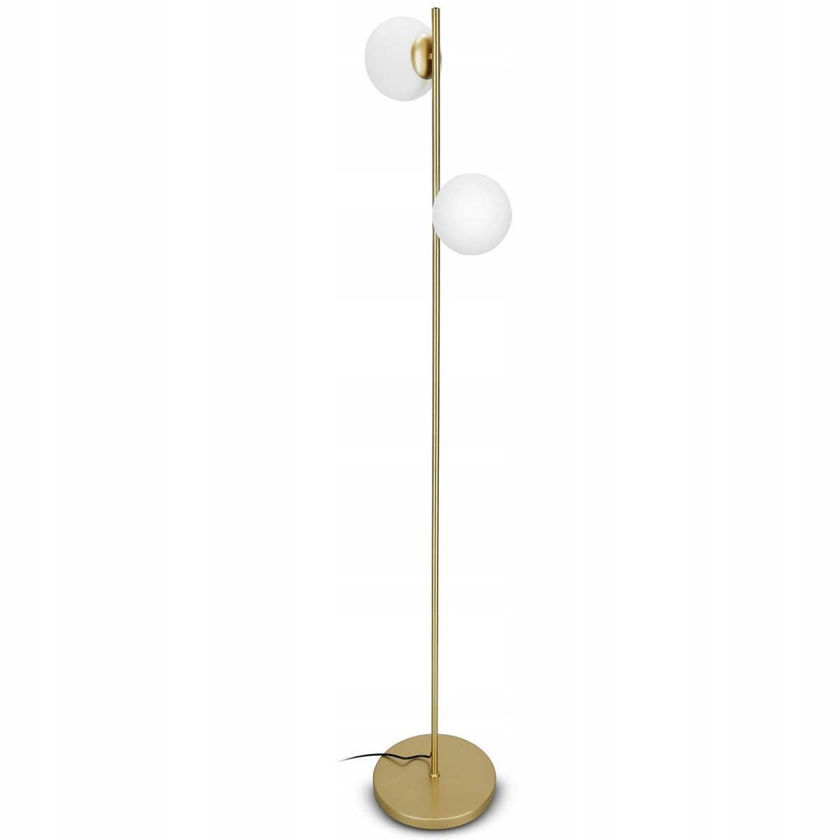 Zlatá stojací lampa G9