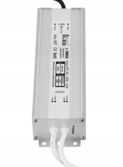 LED napájecí zdroj 24 V, 200 W, IP67