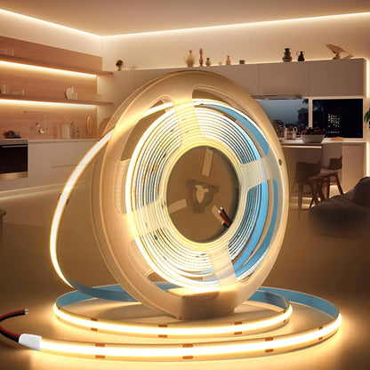 Bílý LED pásek 12 V, 10 W, 1100 lm, 1 m – teplá bílá
