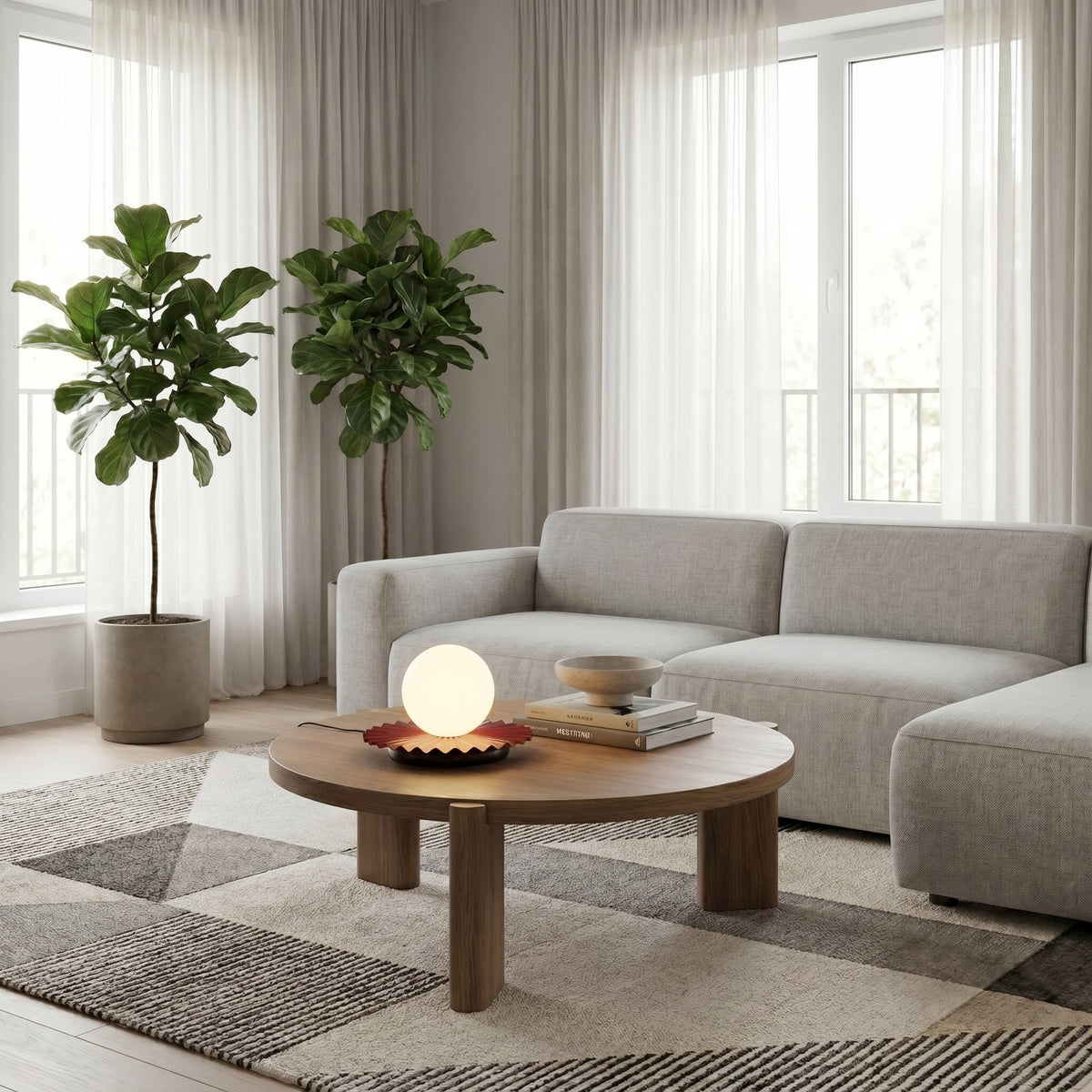 Stolní lampa UMBRA LN1 – vínová / černá, bílé sklo