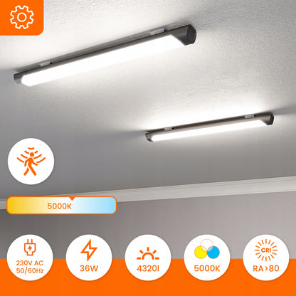 Prachotěsné LED svítidlo 36 W, 4320 lm, 60 cm