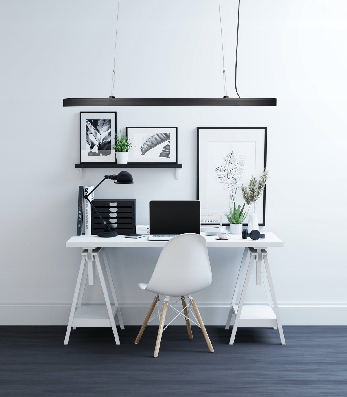 Kancelářské lineární LED svítidlo 30 W, 120 cm