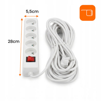 Prodlužovací kabel 2500 W, 10 m
