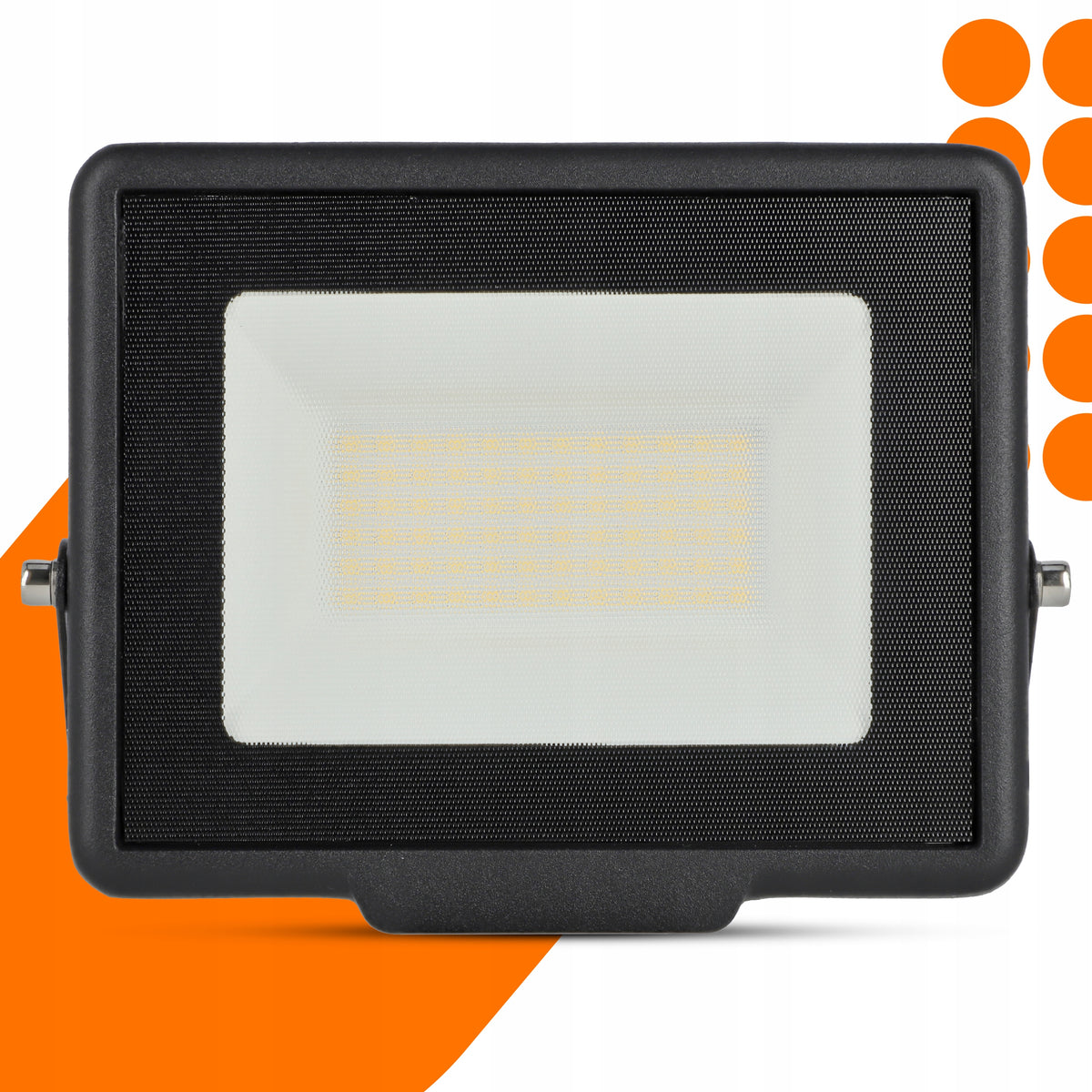 LED reflektor 50 W, 4000 lm, neutrální bílá 4500 K, IP65, 230 V, 15 × 12 cm
