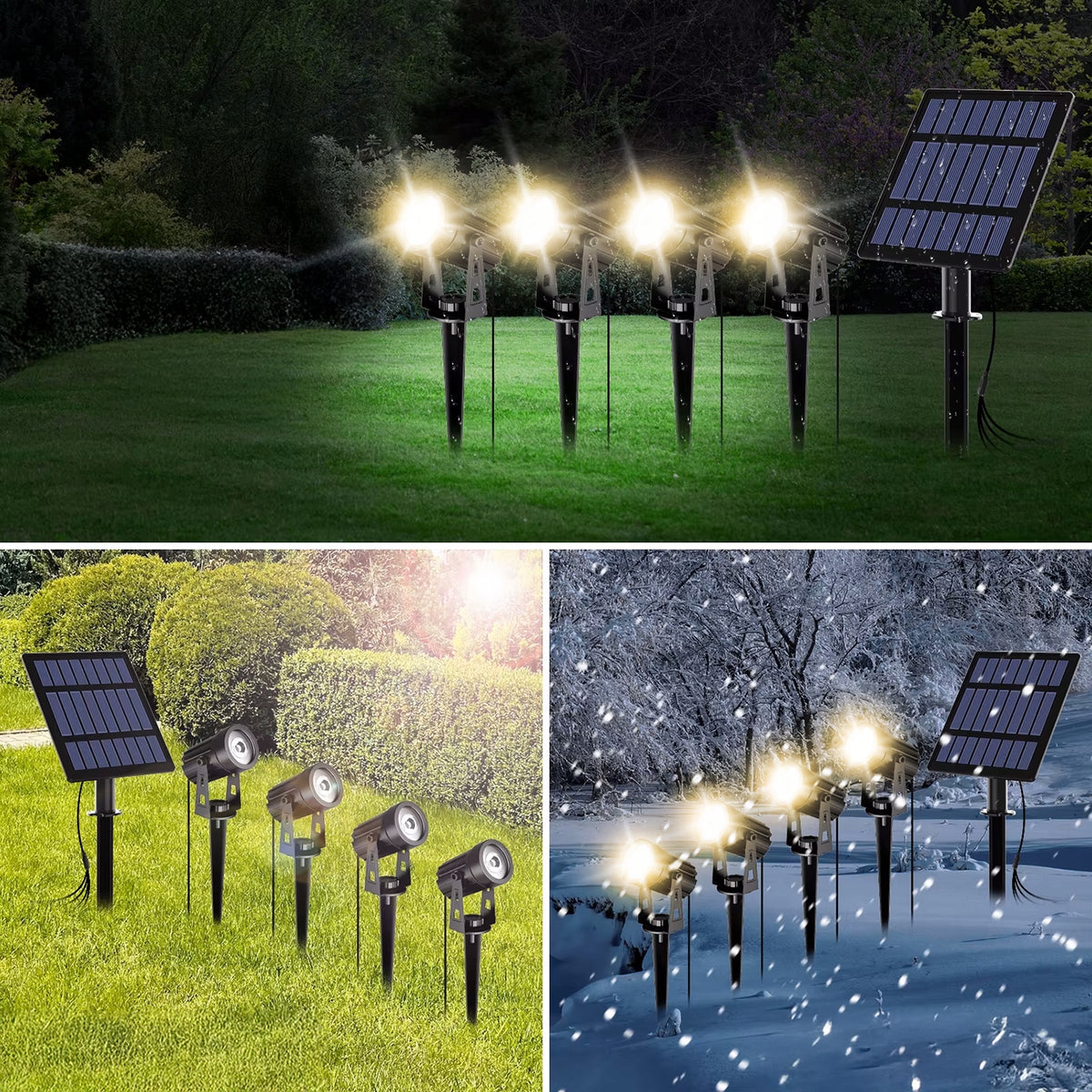 LED solární zápichové svítidlo