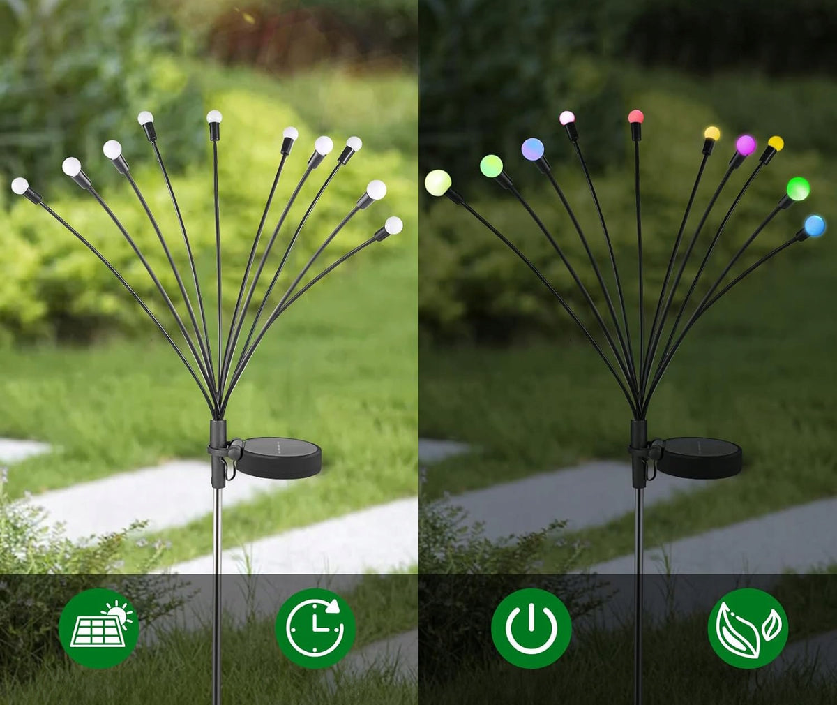 LED solární zápichové svítidlo