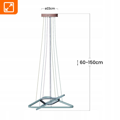 Kancelářské závěsné LED svítidlo 146 W – teplá bílá