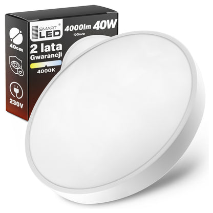 Kulaté stropní LED svítidlo 40 W, 40 cm