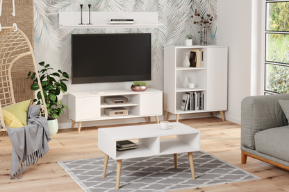 TV stolek FOCUS 135 cm – bílá