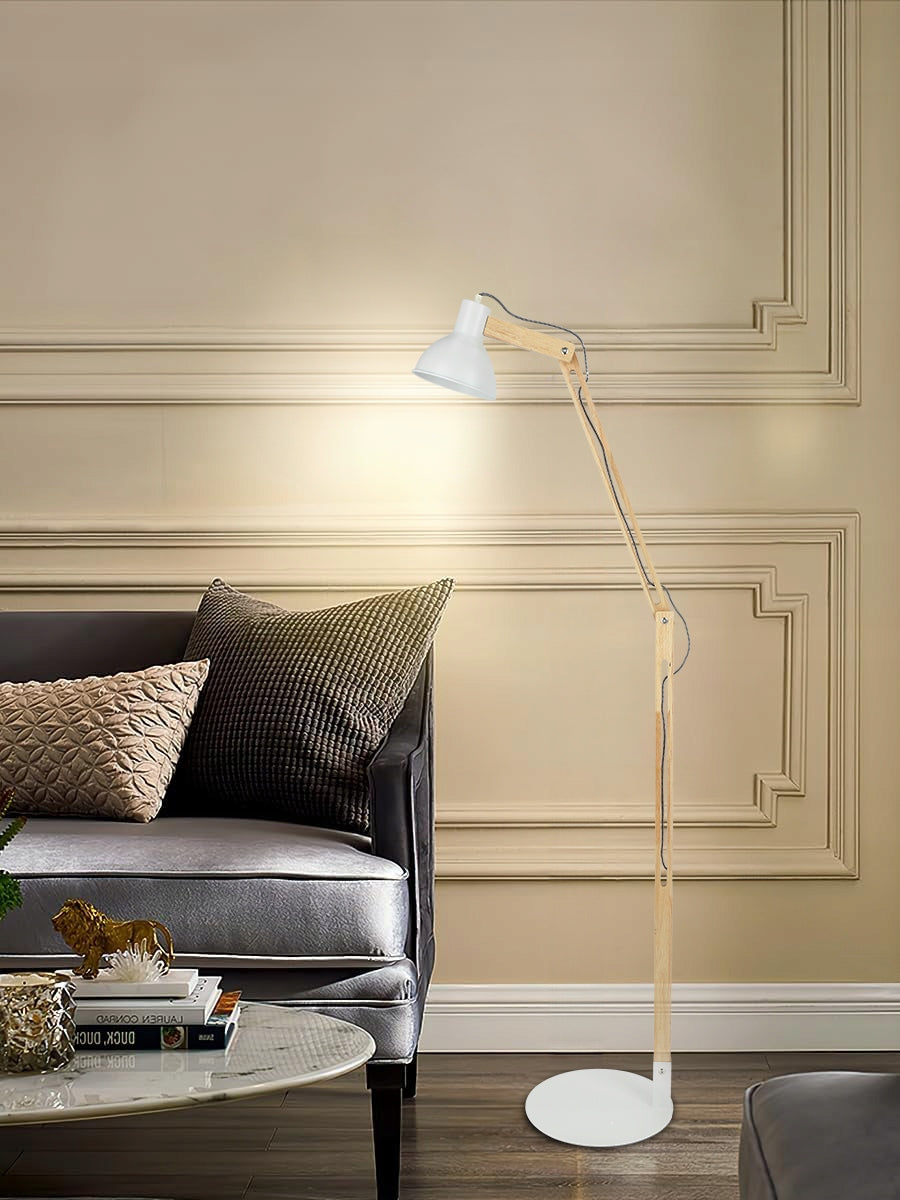 Stojací lampa E27, nastavitelná