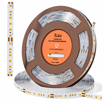 LED pásek 24 V, 3000 K, 1 m – teplá bílá