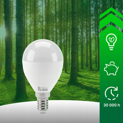 LED žárovka E14 230 V, 10 W, 900 lm, 3000 K – teplá bílá