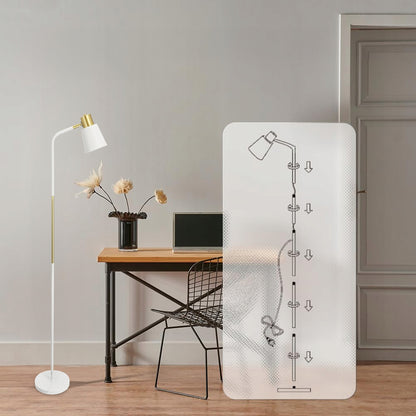 Stojací lampa E27, nastavitelná