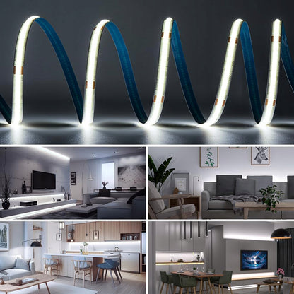 Bílý LED pásek 24 V, 13 W, 1430 lm, 1 m – studená bílá