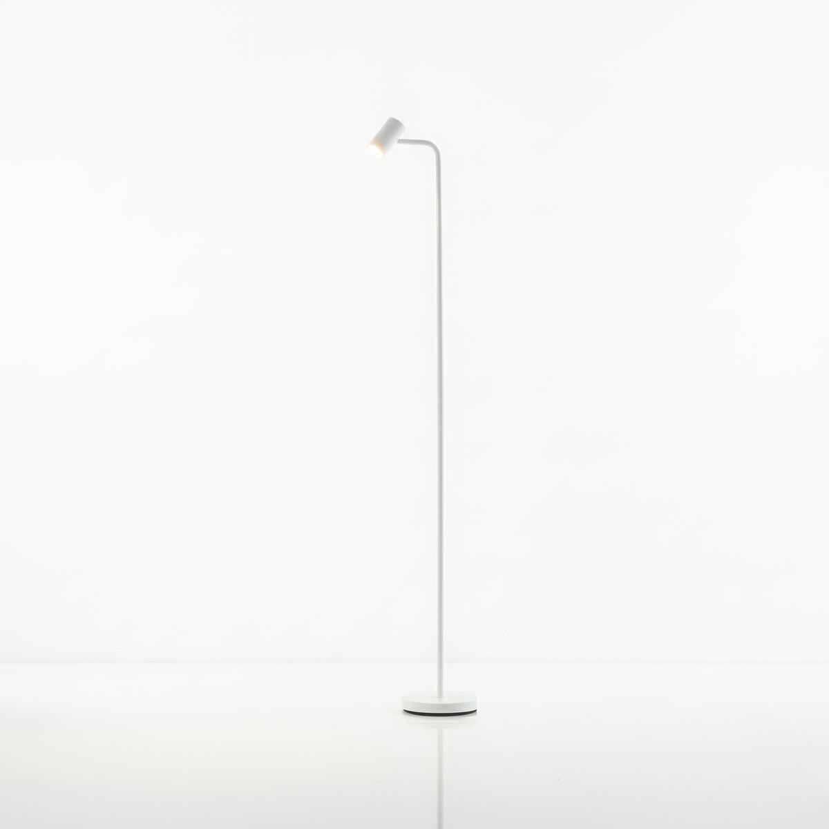 Bílá stojací lampa GU10 160 cm