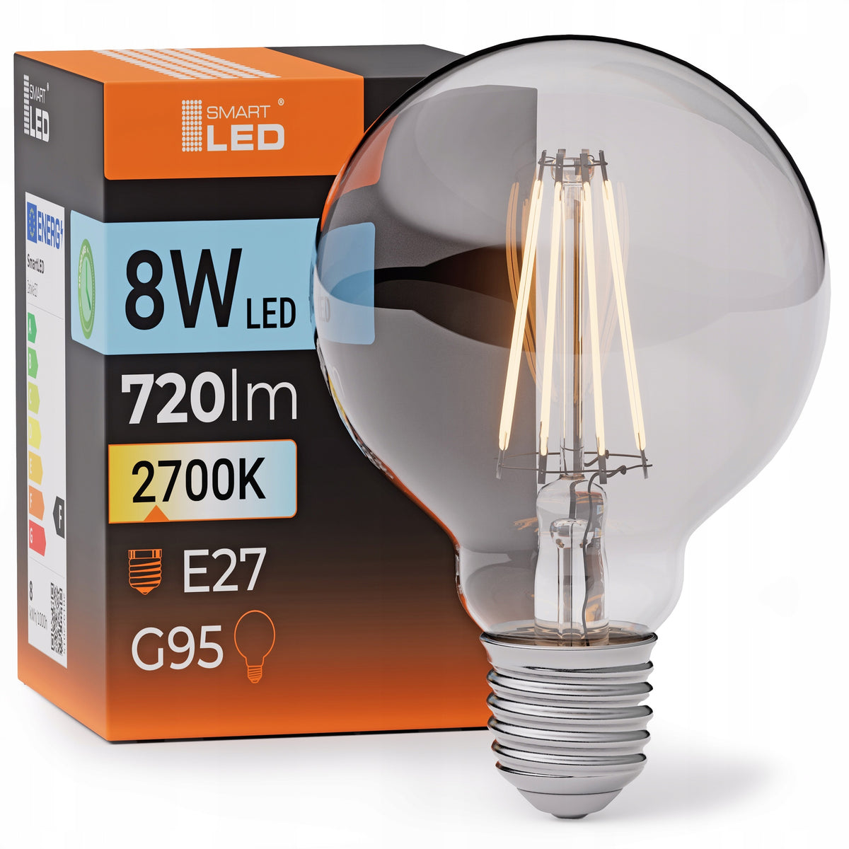 LED žárovka E27 8 W, 720 lm, 2700 K – teplá bílá