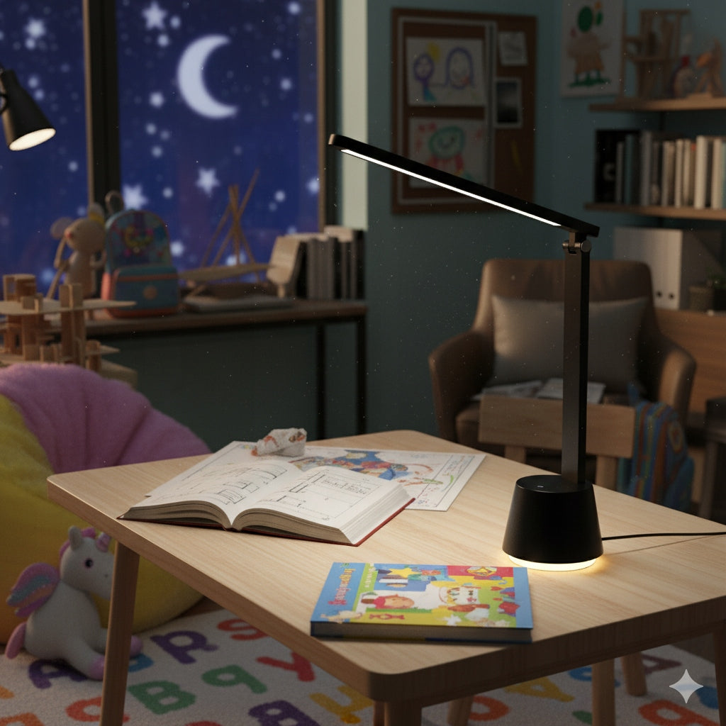 LED stolní lampa 10 W, s dotykovým ovládáním, stmívatelná, nastavitelná