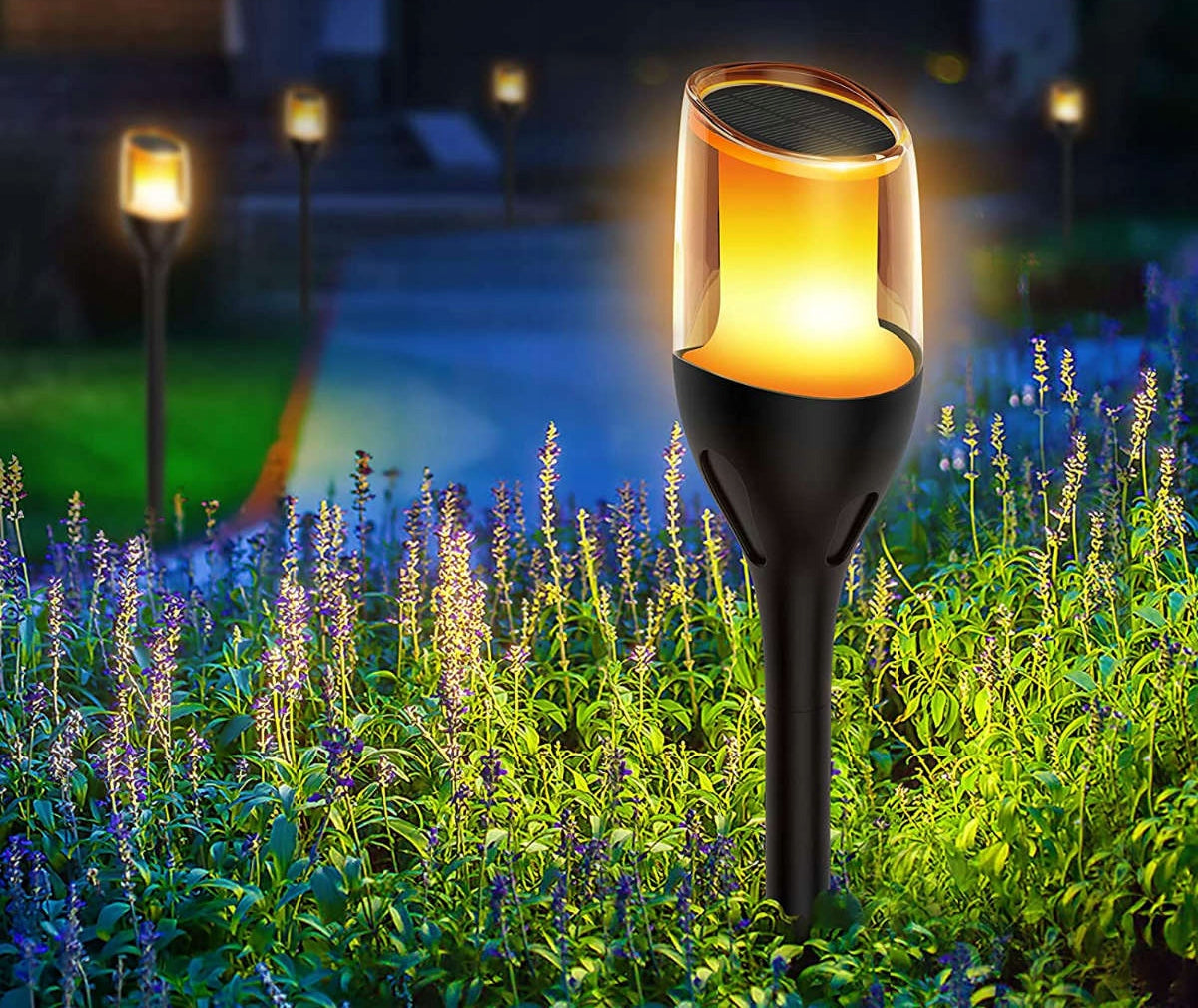 LED solární zápichové svítidlo 60 cm, IP44