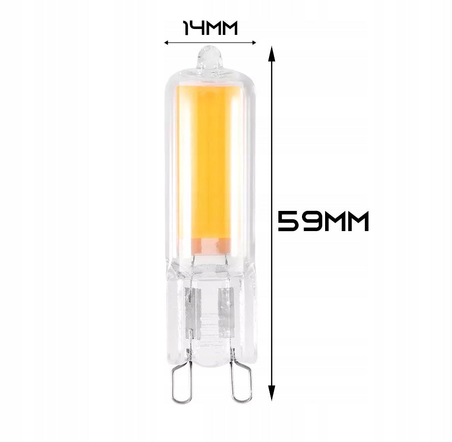 Bílá LED žárovka G9 5 W, 550 lm – studená bílá