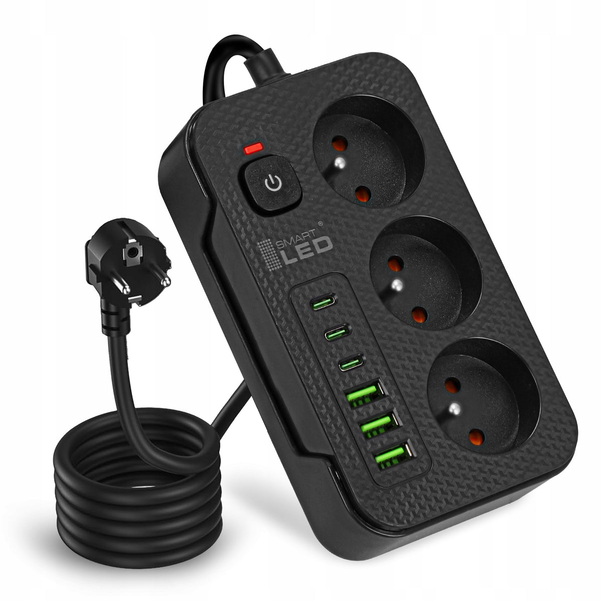 Prodlužovací kabel 230 V, 3 m, USB