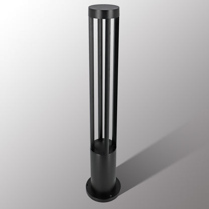 Černý venkovní osvětlovací sloupek 230 V, 12 W, 80 cm, IP65