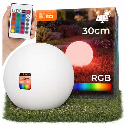 LED solární zápichové svítidlo 30 cm, IP65