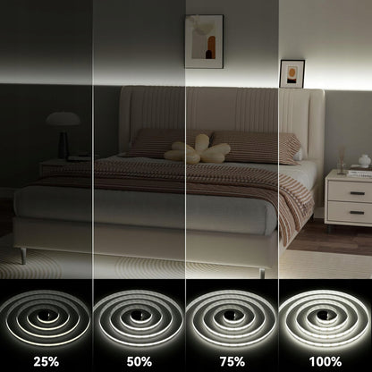 LED neonový pásek 24 V, 8 W, 1100 lm, 1 m, stmívatelný, CCT