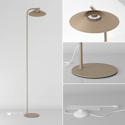 Béžová stojací lampa GX53