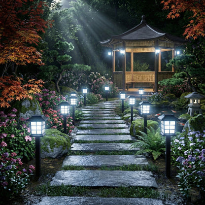 LED solární zápichové svítidlo 38 cm, IP44