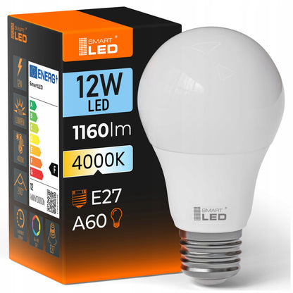 LED žárovka E27 230 V, 12 W, 1160 lm, 4000 K – neutrální bílá
