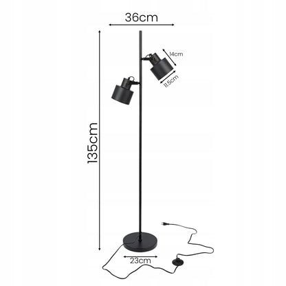 Stojací lampa E27 135 cm