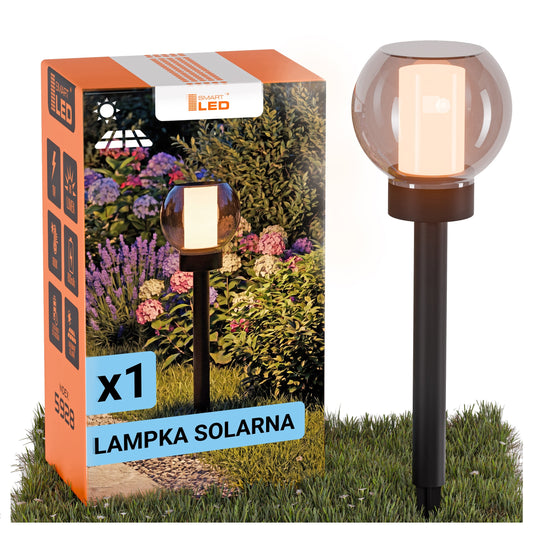 LED solární zápichové svítidlo 1800 K, IP44