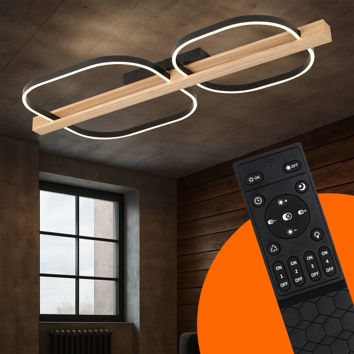 LED závěsné svítidlo 60 W