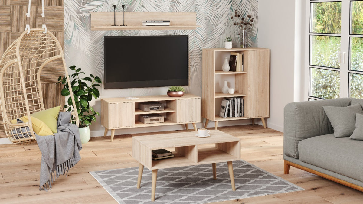 TV stolek FOCUS 155 cm – dub sonoma