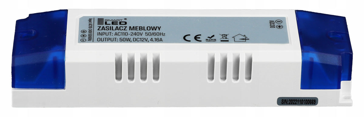 LED napájecí zdroj 12 V, 50 W