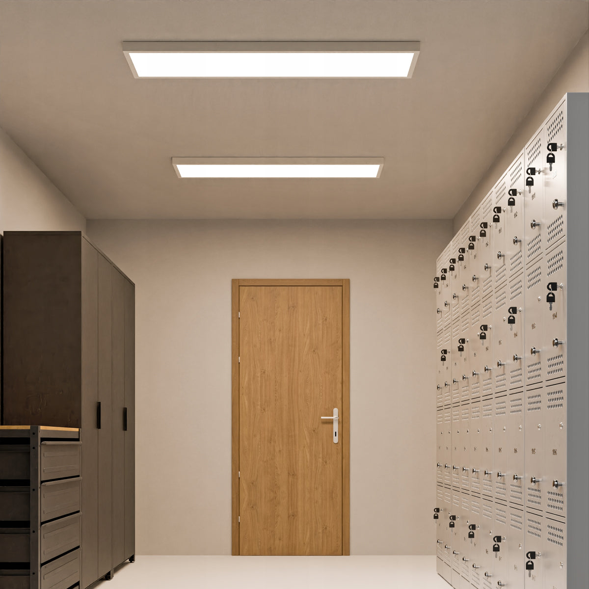 Stropní LED svítidlo 5600 lm, 30 × 120 cm