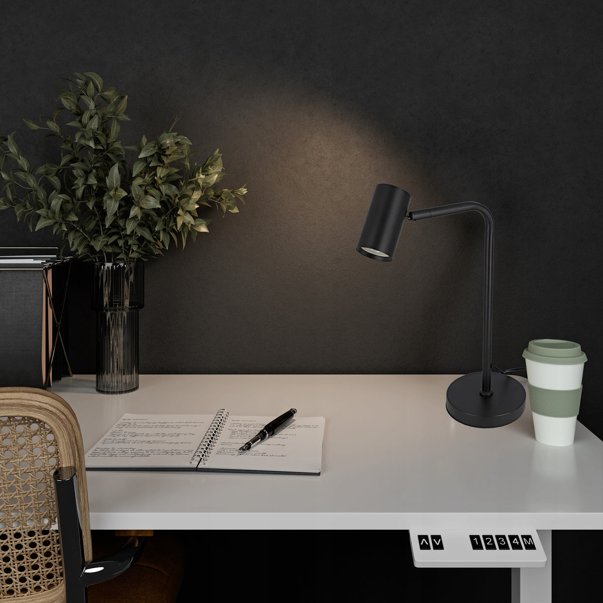 Stolní lampa GU10, nastavitelná