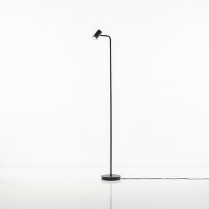 Černá stojací lampa GU10 160 cm