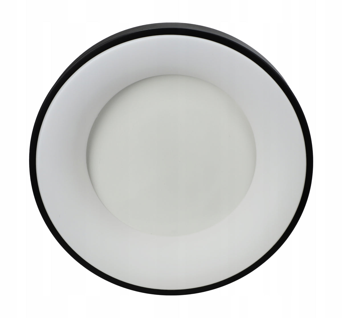 Černé kulaté stropní LED svítidlo 30 W, 4000 K